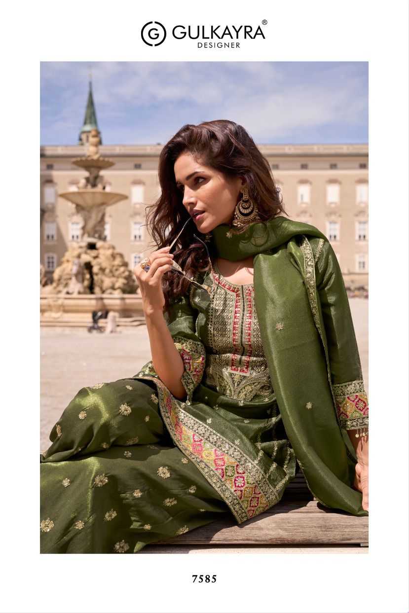 Simar silk  Embroidery  Designer Suit